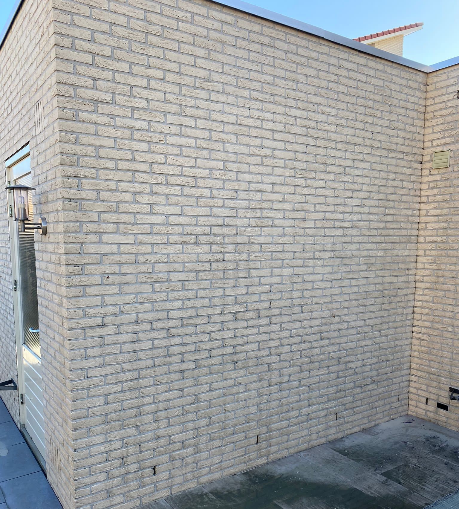 Gevel na reiniging door SkyProfile