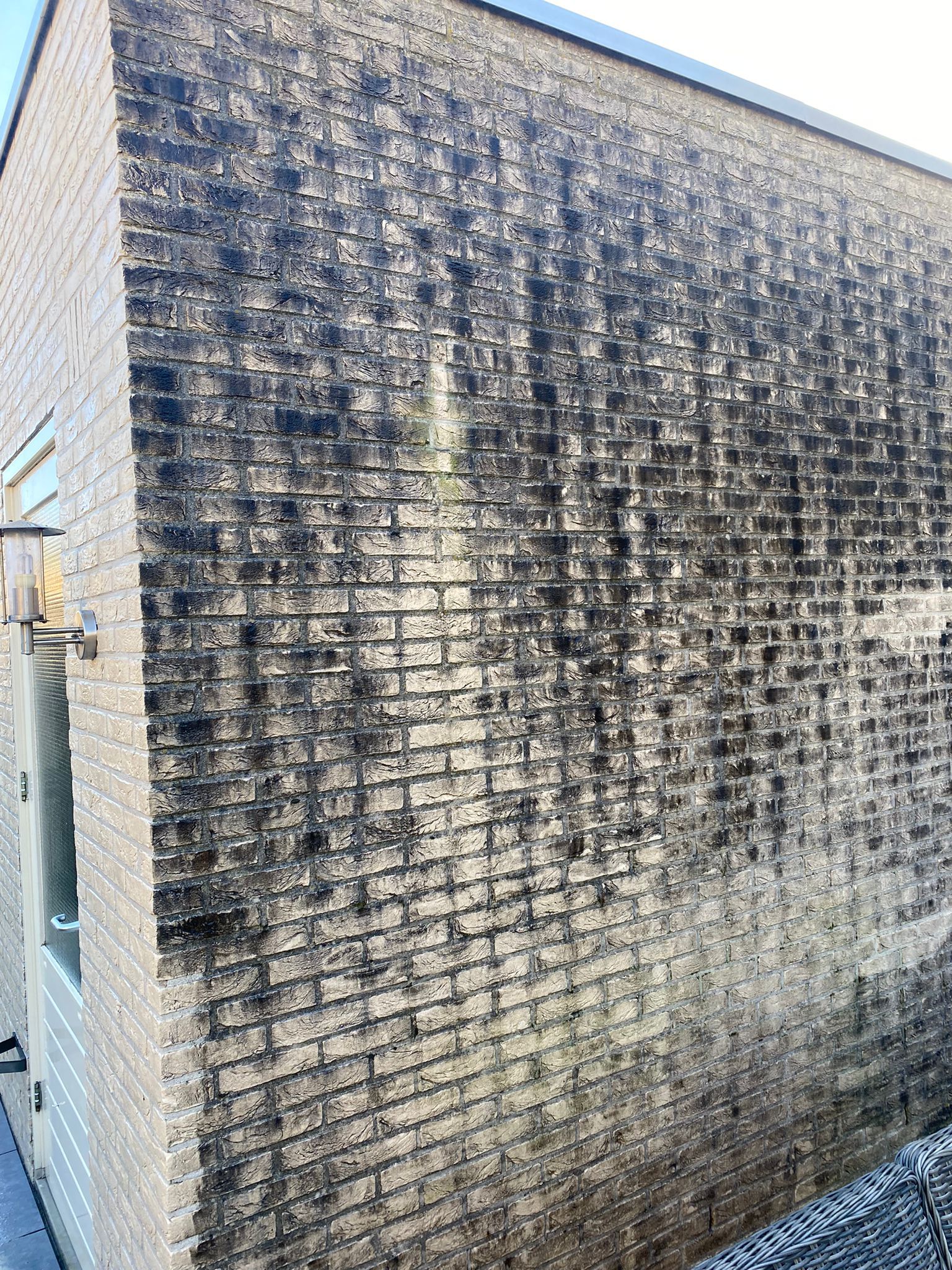 Gevel voor reiniging door SkyProfile